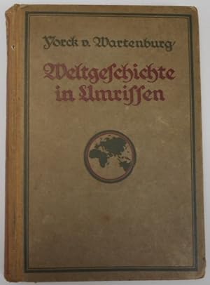 Imagen del vendedor de Weltgeschichte in Umrissen Federzeichnungen eines Deutschen ( 1921 + 1923 ) a la venta por Antiquariat Machte-Buch