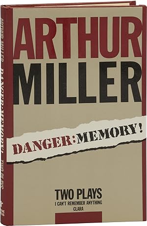 Bild des Verkufers fr Danger: Memory! Two Plays: I Can't Remember Anything [and] Clara (First Edition) zum Verkauf von Royal Books, Inc., ABAA