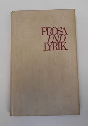 Seller image for Moderne Prosa und Lyrik der britischen Inseln for sale by Antiquariat Machte-Buch