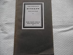 Seller image for Busekow eine Novelle von Carl Sternheim for sale by Antiquariat Machte-Buch