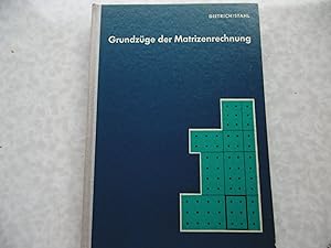 Imagen del vendedor de Grundzüge der Matritzenrechnung a la venta por Antiquariat Machte-Buch