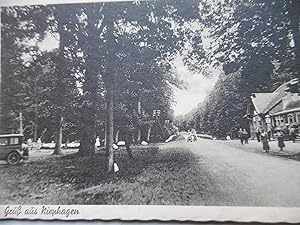 Bild des Verkufers fr Postkarte - Gru aus Niephagen Sch nster Ausflugsort v. Salzwedel ( Altmark ) Inh. Richard Heyer ( ca. 1930 ) zum Verkauf von Antiquariat Machte-Buch