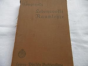 Imagen del vendedor de Lebensvolle Raumlehre ( von 1931 ) a la venta por Antiquariat Machte-Buch