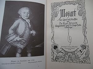 Imagen del vendedor de Mozart sein Leben und Schaffen a la venta por Antiquariat Machte-Buch