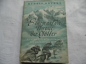 Seller image for Sturm auf die Throne der G tter - Die Himalaja-Expeditionen der Nachkriegszeit, for sale by Antiquariat Machte-Buch