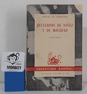 Imagen del vendedor de Recuerdos de niez y de mocedad a la venta por MONKEY LIBROS