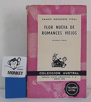 Bild des Verkufers fr Flor nueva de romances viejos zum Verkauf von MONKEY LIBROS