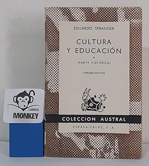 Imagen del vendedor de Cultura y educacin. (Parte histrica) a la venta por MONKEY LIBROS