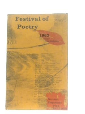 Imagen del vendedor de Festival Of Poetry: 1963: Souvenir Programme a la venta por World of Rare Books