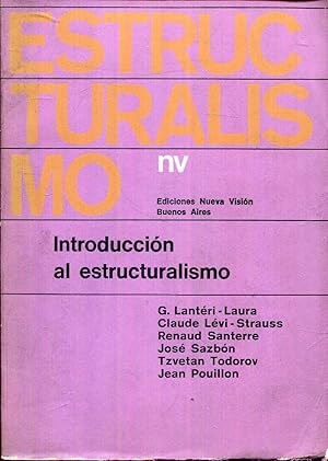 Seller image for Introduccin al estructuralismo for sale by Rincn de Lectura