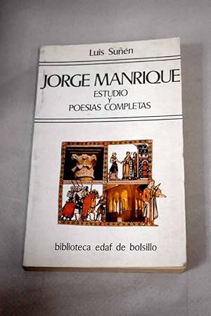 Seller image for Jorge Manrique for sale by Alcan Libros