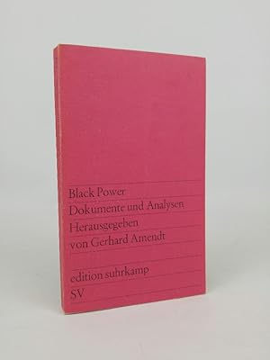 Seller image for Black Power. Dokumente und Analysen edition suhrkamp 438 for sale by ANTIQUARIAT Franke BRUDDENBOOKS