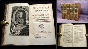 Oeuvres Complettes de M. de Saint Foix, Historiographe des Ordres du Roi. - 6 Bde.