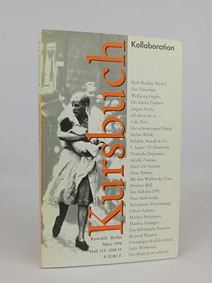 Bild des Verkufers fr Kursbuch 115, Mrz 1994: Kollaboration. Kollaboration zum Verkauf von ANTIQUARIAT Franke BRUDDENBOOKS