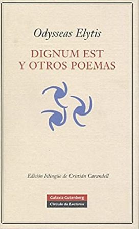 Imagen del vendedor de Dignum est y otros poemas. Edicin bilinge de Cristin Carandell. a la venta por Librera y Editorial Renacimiento, S.A.