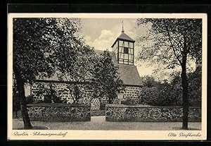 Ansichtskarte Berlin-Schmargendorf, Alte Dorfkirche