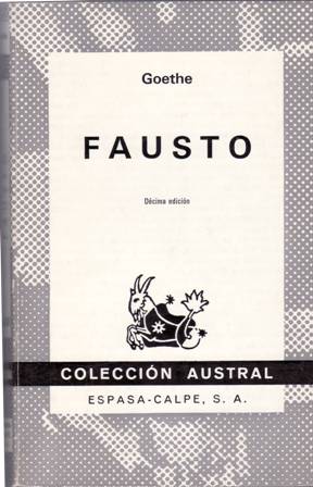 Imagen del vendedor de Fausto. a la venta por Librera y Editorial Renacimiento, S.A.