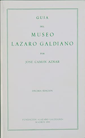 Imagen del vendedor de Gua del Museo Lzaro Galdiano. a la venta por Librera y Editorial Renacimiento, S.A.