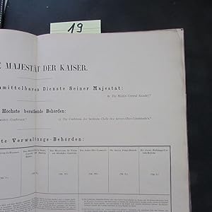 Bild des Verkufers fr Tabellarische Darstellung des Organismus der sterreichischen Staatsverwaltung zum Verkauf von Bookstore-Online