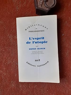 L'esprit de l'utopie - Version de 1923 revue et modifiée