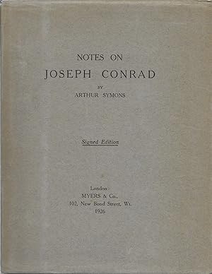 Notes on Joseph Conrad with Some Unpublished Letters