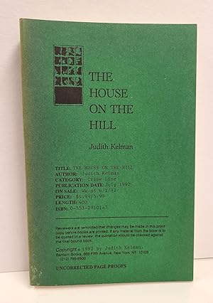 Seller image for The House on the Hill for sale by Tall Stories Book & Print Gallery