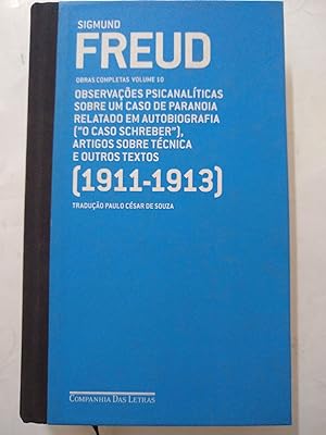 Bild des Verkufers fr Sigmund Freud obras completas volume 10 (1911 - 1913) zum Verkauf von Libros nicos