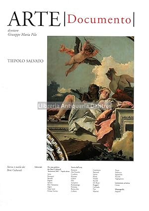 Bild des Verkufers fr Tiepolo Salvato. Arte Documento, rivista. zum Verkauf von Llibreria Antiquria Delstres