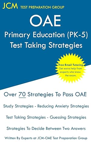 Imagen del vendedor de OAE Primary Education (PK-5) - Test Taking Strategies a la venta por Redux Books