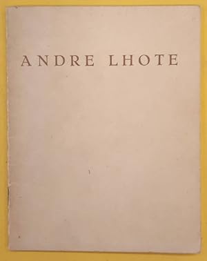 Seller image for Andr Lhote. for sale by Frans Melk Antiquariaat