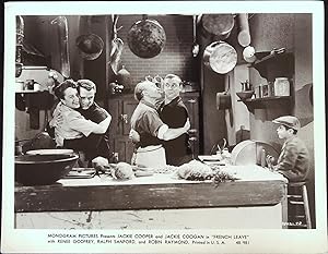 Immagine del venditore per French Leave Lot of Eight 8 X 10 Stills 1948 Jackie Cooper, Jackie Coogan venduto da AcornBooksNH