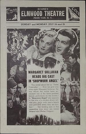 Seller image for Shopworn Angel Local Theater Herald 1938 James Stewart, Margaret Sullivan for sale by AcornBooksNH