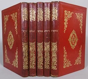 Sefer Torat Elohim. De vijf boeken van Mozes, benevens de Haphtaroth, de Sabbath-gebeden, de Piut...