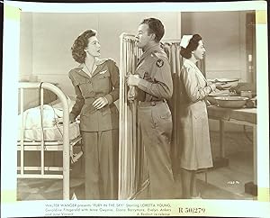 Bild des Verkufers fr Fury in the Sky Lot of Three 8 X 10 Stills 1944 Loretta Young, Geraldine Fitzgerald zum Verkauf von AcornBooksNH