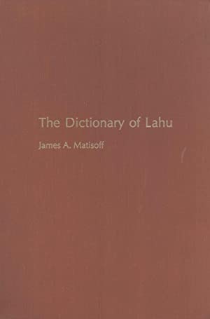 The Dictionary of Lahu