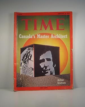 Image du vendeur pour Canada's Master Architect Arthur Erickson (Time, February 14, 1972) mis en vente par Guy de Grosbois