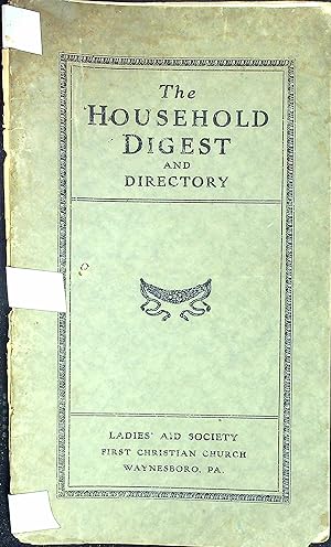 Bild des Verkufers fr The Household Digest and Directory zum Verkauf von Wonder Book