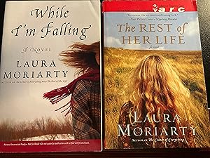 Seller image for While I'm Falling, Advance Uncorrected Proofs, First Edition, RARE, ** BUNDLE & SAVE ** with the Advance Reading Copy of "THE REST OF HER LIFE" by Laura Moriarty included with Purchase for sale by Park & Read Books