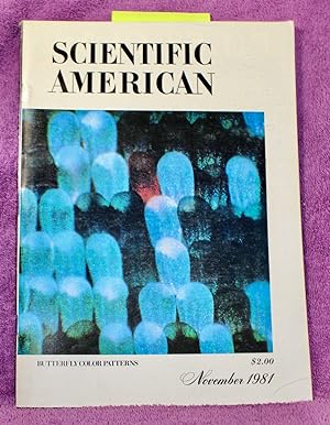 SCIENTIFIC AMERICAN NOVEMBER 1981 "Butterfly Color Patterns"