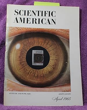 SCIENTIFIC AMERICAN APRIL 1965 "Attitude and Pupil Size"