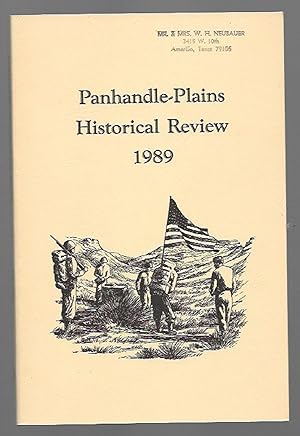 Immagine del venditore per Panhandle-Plains Historical Review 1989 Volume LXII venduto da K. L. Givens Books