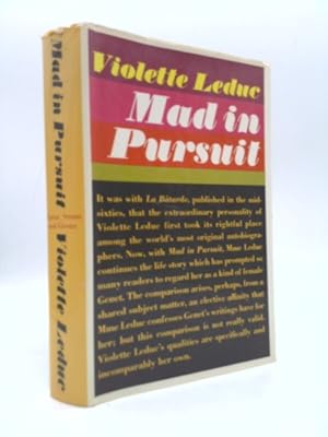 Bild des Verkufers fr MAD In PURSUIT. Translated from the French by Derek Coltman. zum Verkauf von ThriftBooksVintage