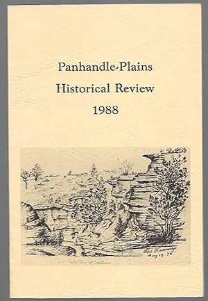 Bild des Verkufers fr Panhandle-Plains Historical Review 1988 Volume LXI zum Verkauf von K. L. Givens Books