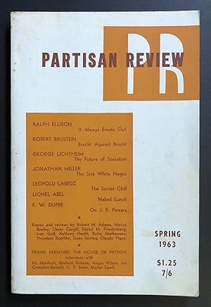 Seller image for Partisan Review, Volume 30, Number 1 (XXX; Spring 1963) - includes the first appearance of Susan Sontag's review The Death of Tragedy for sale by Philip Smith, Bookseller