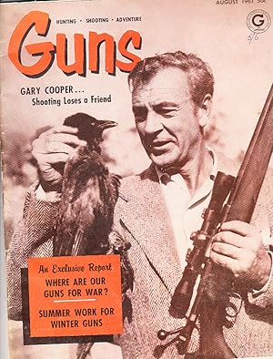 GUNS magazine. Gary Cooper on cover August 1961