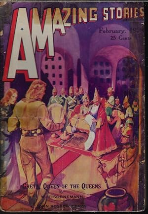 Imagen del vendedor de AMAZING Stories: February, Feb. 1938 a la venta por Books from the Crypt