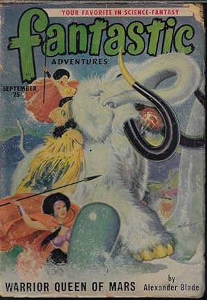 Imagen del vendedor de FANTASTIC ADVENTURES: September, Sept. 1950 a la venta por Books from the Crypt