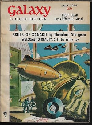 Bild des Verkufers fr GALAXY Science Fiction: July 1956 zum Verkauf von Books from the Crypt