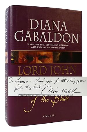 THE LORD JOHN AND THE BROTHERHOOD OF THE BLADE SIGNED