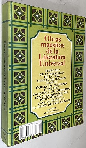 Image du vendeur pour Obras Maestras de la Literatura Universal mis en vente par Once Upon A Time